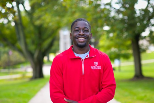 Robbie Hinds, a graduate of the program