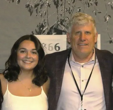 Integrity Amanda Fordham With Professor Joel Hoomans